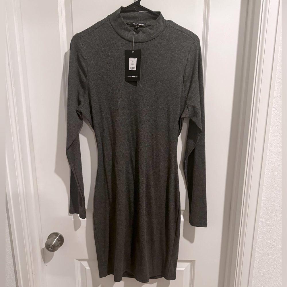 FN RIBBED DRESS